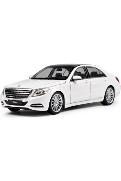 WELLY 1/24 Ölçek Mercedes-benz S Class Model Araba Beyaz