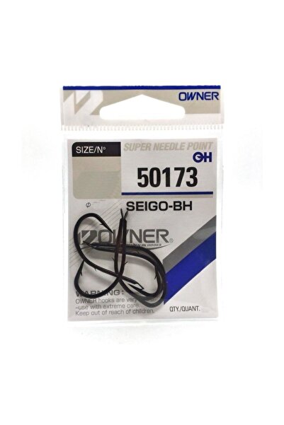 Owner Seigo-bh 50173 Tırnaklı Siyah Olta Iğnesi 6 No