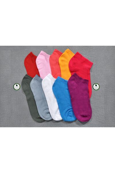 CUBBUX 10-paket ženskih kratkih čarapa za leto Bambus Bez šavova