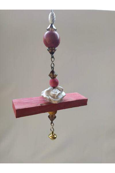 Mavi Kaktüs Kuş Salıncağı Muhabbet Kuşu Salıncağı Kuş Kafesi Süsü Muhabbet Ku...