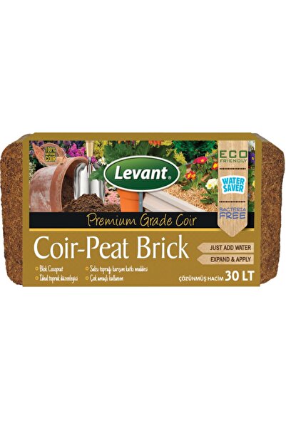 LEVANT Cocopeat 30lt Sıkıştırılmış Hindistan Cevizi Kabuğu Torfu