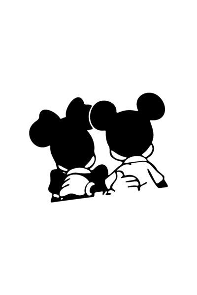 Dijitonline ملصق سيارة ماوس 25x18 سم