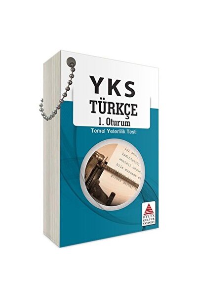 Delta Kültür Yayınevi YKS 1. Oturum Türkçe Kartları (TYT)