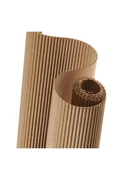 Genel Markalar 120cm x 30mt 36 m2 Oluklu Ondüle Karton Rulo Mukavva Zemin Koruma Ambalaj Kartonu