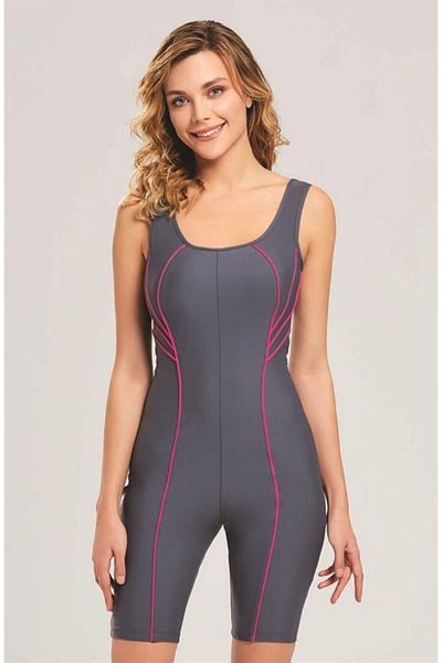 Adasea Μαγιό Anthracite Short Tights