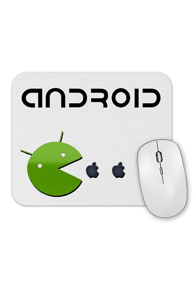 Baskı Dükkanı Mouse Pad Android Pac Man