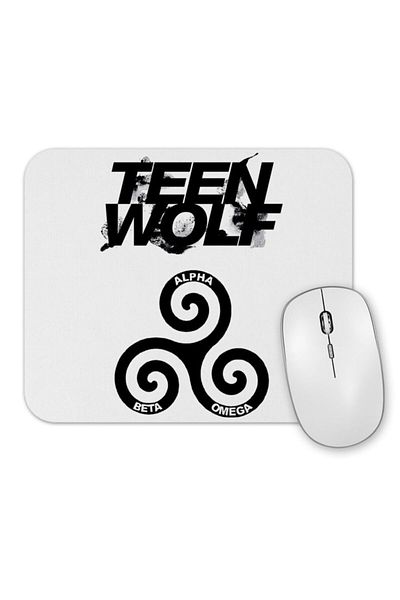 Baskı Dükkanı Teen Wolf Alpha Beta Omega Mouse Pad