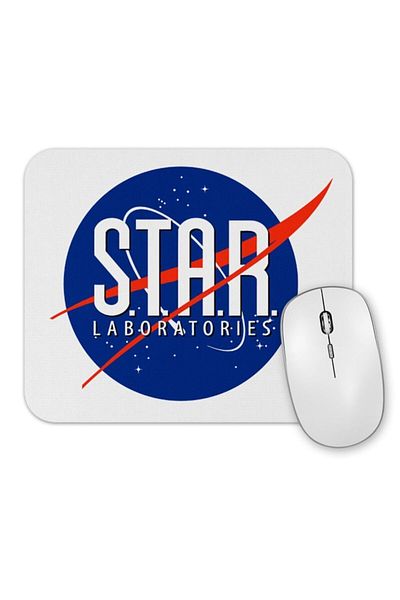 Baskı Dükkanı Подложка за мишка Flash Star Labs с логото на NASA