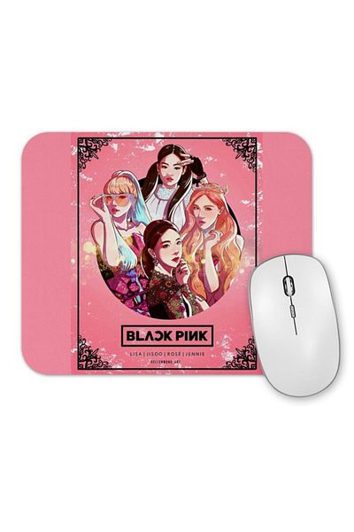 Baskı Dükkanı Blackpink Jisoo Jennie Rosé Lisa Mouse Pad.jpg