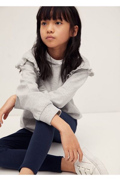 MANGO Kids Καλσόν από οργανικό βαμβάκι
