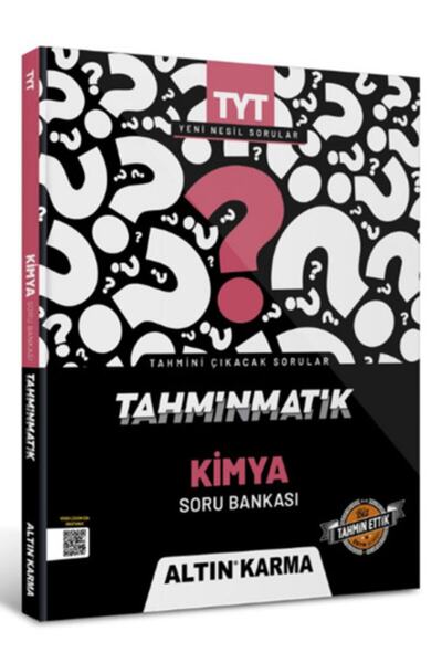 Altın Karma Yayınları Tyt Kimya Tahminmatik Soru Bankası 2021-2022