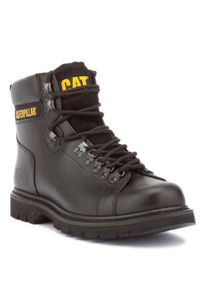 Caterpillar Ανδρικές μπότες Alaska Black Leather