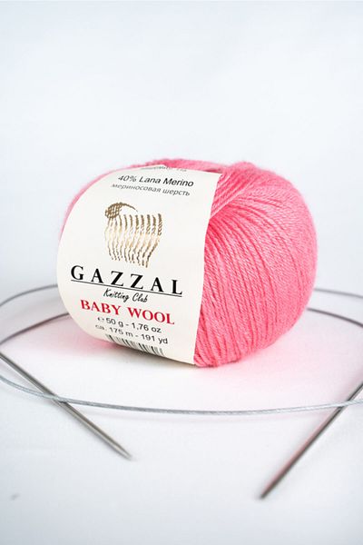 Gazzal Baby Wool Merino Wool Πλεκτό Σχοινί 50 gr (828)