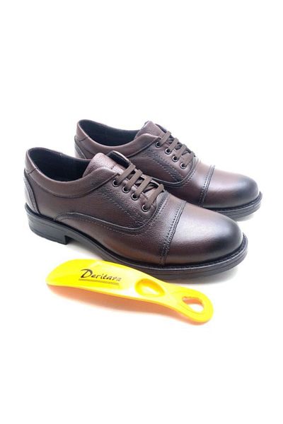 Deritarz Large Size Genuine Leather Orthopedic Winter Men's Shoes