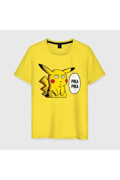 GALASHOP Pika Pika Okay Black Unisex T-shirt Model 254