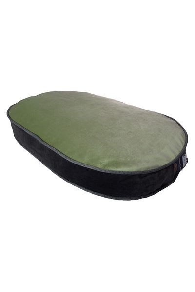 viscopet Luxury Visco Padded Durable Zippered Washable Ellipse Cat Dog Bed Xl-100x70x10cm