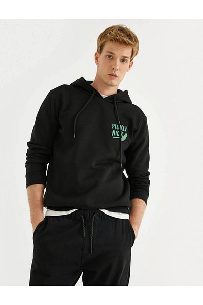 Koton Men's Sweat Black 2kam71016ck