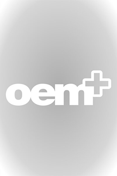 Quart Aksesuar Oem Oto Sticker Oem Plus Araba Cam Sticker 15 X 5,5 Cm Beyaz