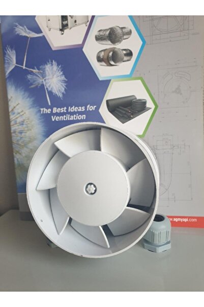 KAYITES Yuf125 Havalandırma Fanı 125mm Boru Tipi Çapı / 190 M3/h Güç 18 W Devir 2800 Yerli Üretim Ba