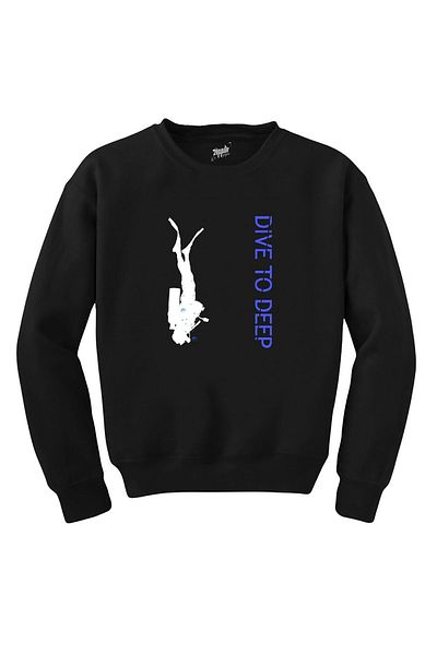 Z zepplin Diver Dive To Deep Black Sweatshirt