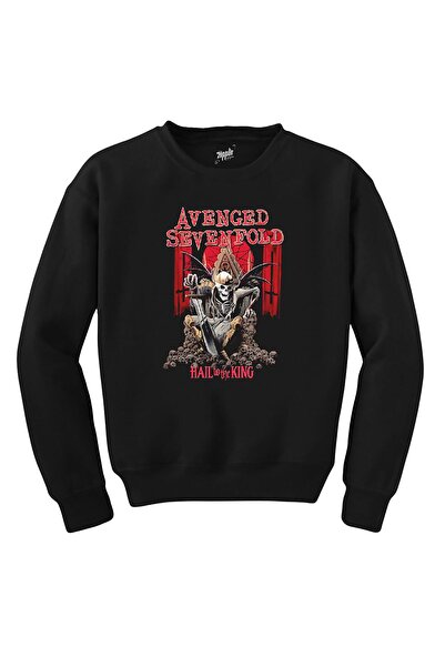 Z zepplin Avenged Sevenfold Hail To The King Men's Black Sweater