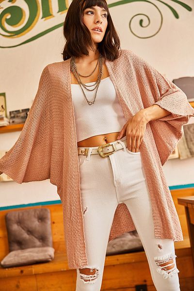 Olalook Women's Powder Bat Spring Cardigan HRK-19000057