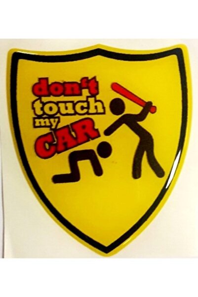 Trend Garaj Cup Drop Don't Touch My Car Sticker