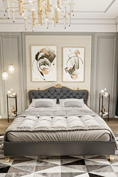 Bino Komodin Dresuar Metal 2 Katli Yatak Odası 2 Tepsili Düzenleyici