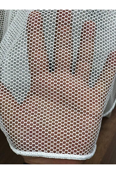 perdealemi Örgü Petek Tül Perde, 550x270, Seyrek Pile, 1/2