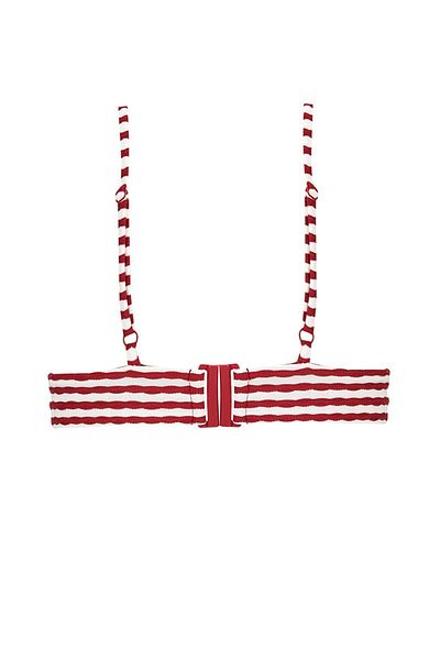 DeFacto Triangle striped Bikini Top