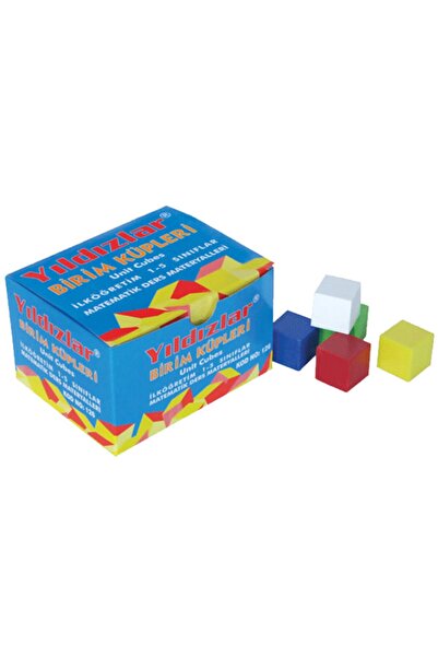 Yıldızlar Plastik Birim Küpleri 1-5 Sınıf Matematik Ders Materyalı