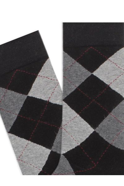 MEM SOCKS Ανδρικές κάλτσες με καρό σχέδιο 6 συσκευασιών