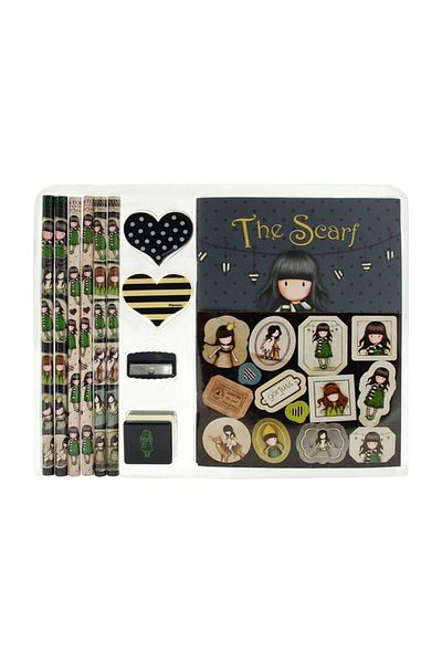 Bubu Santoro Gorjuss The Scarf Stationery Set 678gj02