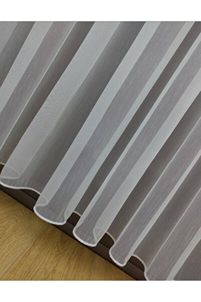 perdealemi Armür Inci Tül Perde, 100x270, Seyrek Pile, 1/2