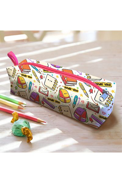 Filemo tasarım Colorful Pencil Case - Stylish and Convenient Design