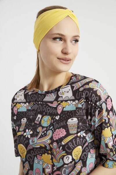 Butikgiz Living Yellow, Boutique Design Γυναικεία μπαντάνα λουρί, εξαιρετικά ...