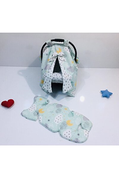 Balamira Yeşil Bulutlu 3 Parça Her Pusete Uygun Puset Seti Kio ***puset Satışımız Yoktur***