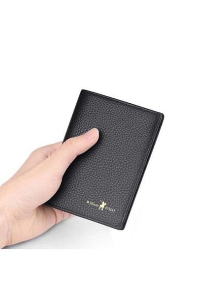 William Polo Men's Black Wallet
