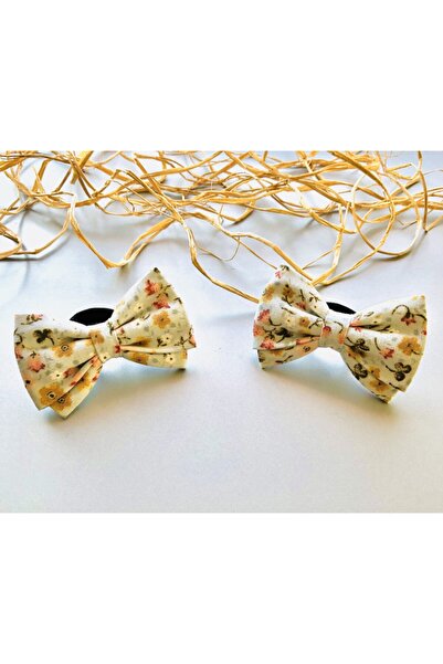 seyranat Набір з 2-х якісних гумок для волосся з зеленими квітами та бантикам...