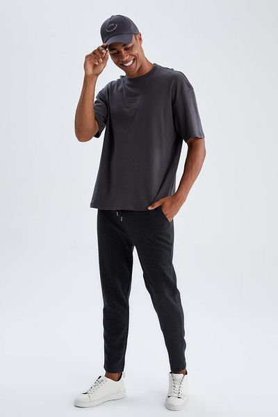 DeFacto Λεπτομερές αθλητικό παντελόνι Carrot Fit Lace Up