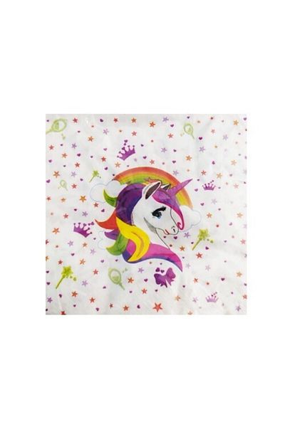 parti sürprizi Unicorn White Napkin 16 Pieces