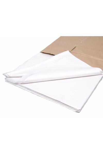 yamata kağıt Beyaz Pelur Kağıt 10x70 cm 100 Adet Hediye Paketi Sarma, Taşınma...