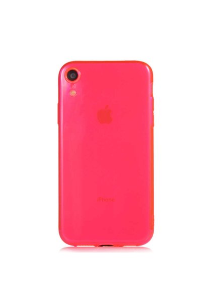 Musal iPhone Xr 6.1 Case Camera Protruding Colorful Transparent Silicone