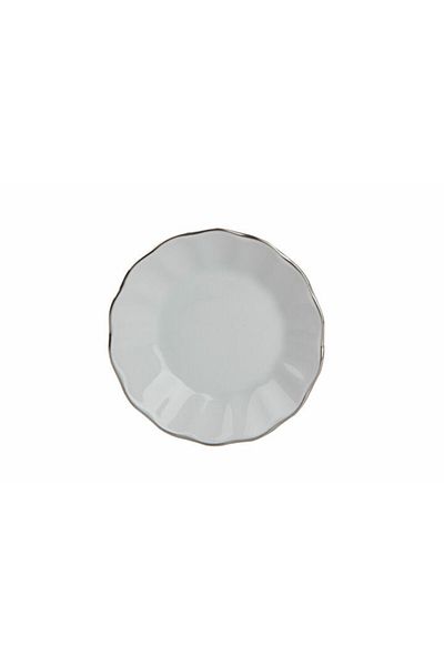 Porland Silver Gilded Tea Plate 12 Pieces