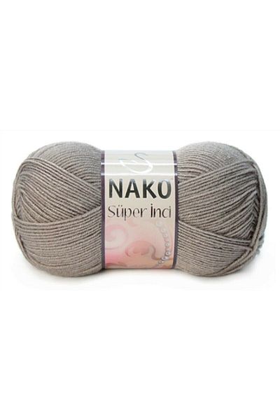 NAKO Super Pearl Hand Knitted Black 25% Wool 2000 Mink Technical Spectrum.