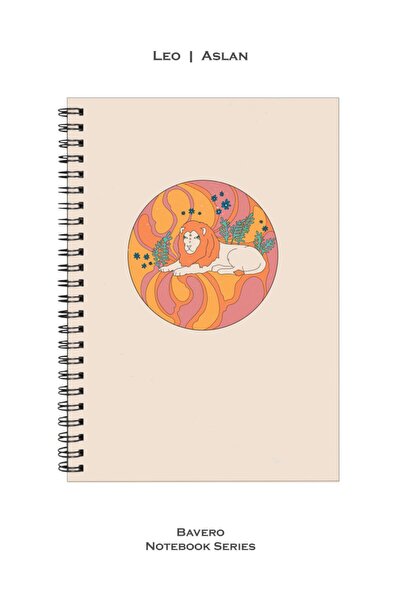 Aslan Burcu A5 Çizgisiz Defter