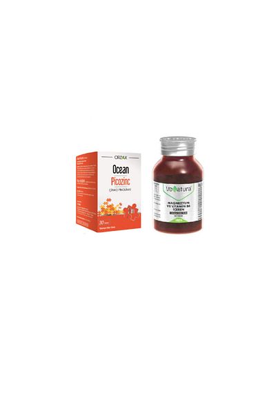 VeNatura Magnesium 60 Tablets + Zinc Supplement - 15Mg30 Tablets for Health