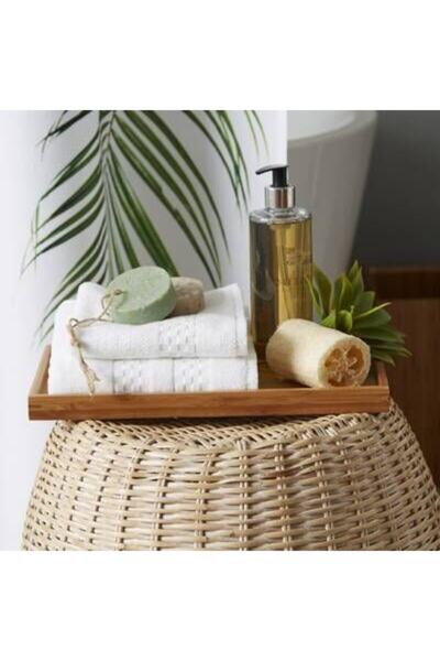 DEMBEY AHŞAP ATÖLYE Banyo Organizer Düzenleme Dekoratif Tepsi