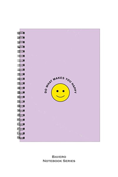 Do What Makes You Happy A5 Çizgisiz Defter