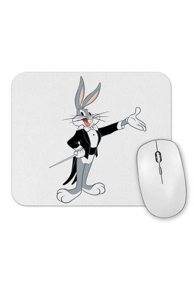 Baskı Dükkanı Looney Tunes Bugs Bunny Magicianul Mouse Pad